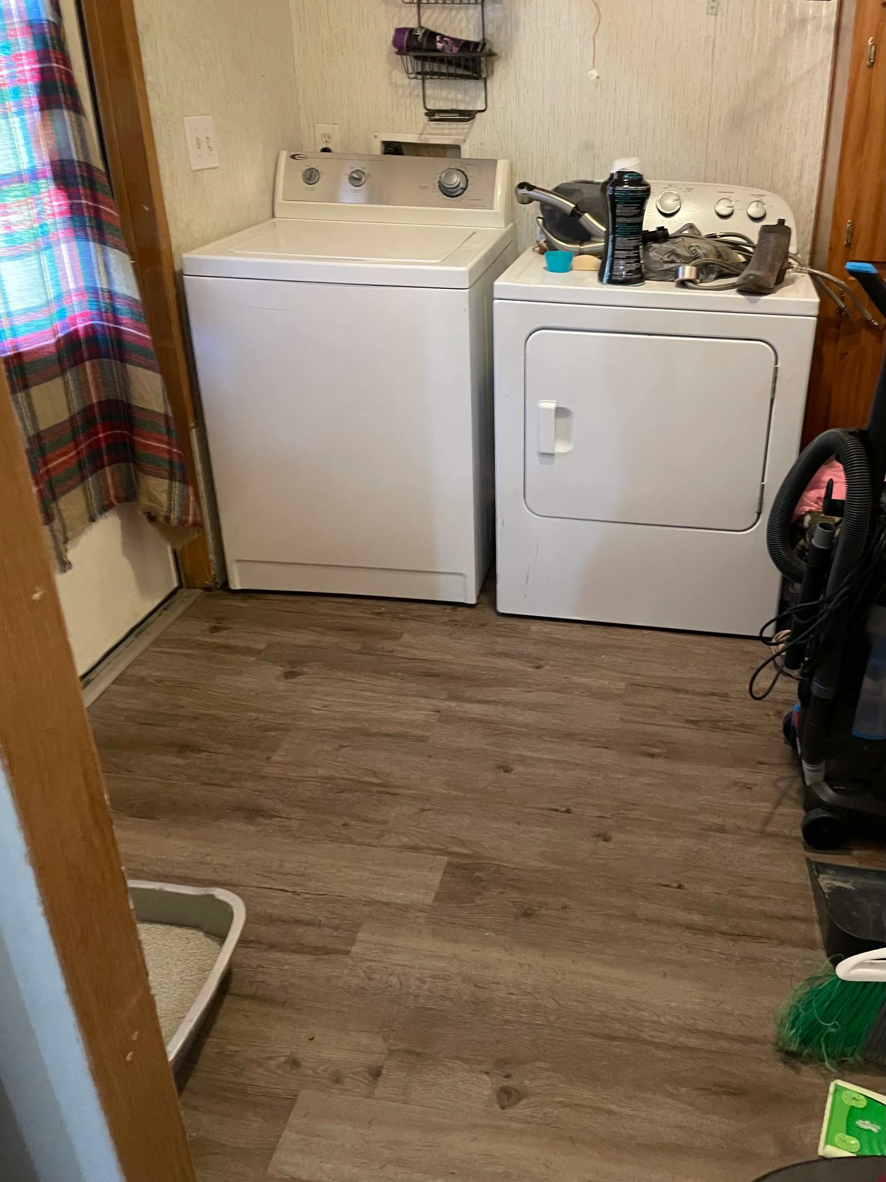 After: Laundry room clean